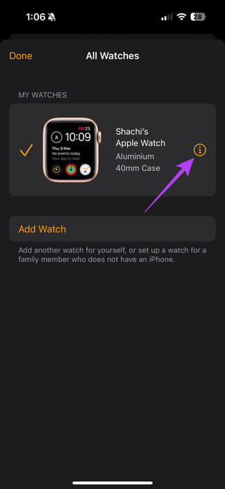 Click-i-icon 9 طرق لإصلاح عدم عمل مكبر الصوت على Apple Watch