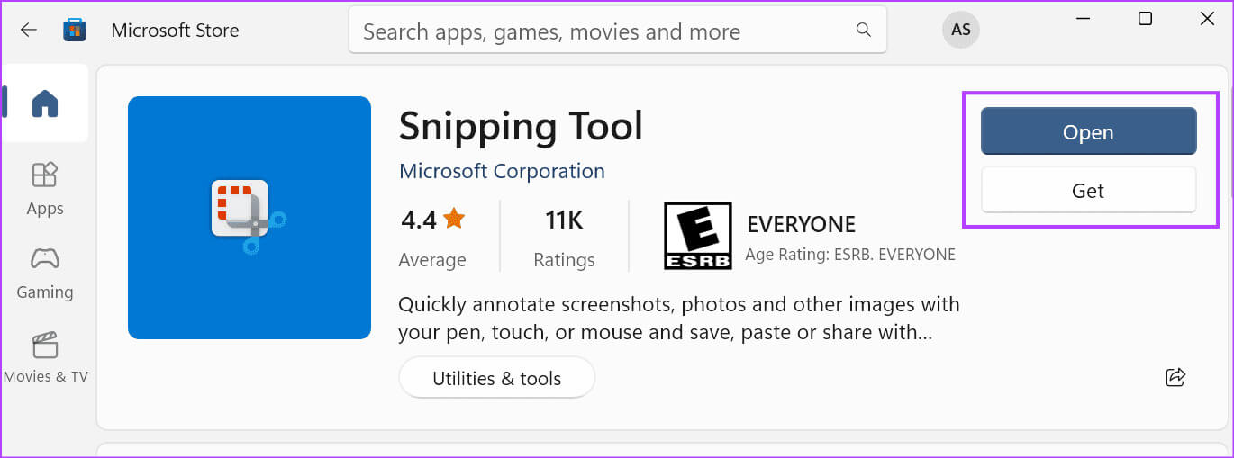 Click-on-Update كيفية استخدام إجراءات أداة قص النص في Windows 11