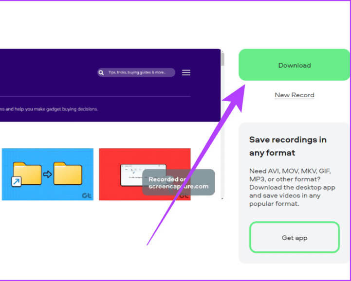Click-the-Download-button-1024x578-1 5 طرق سهلة لحفظ تسجيل Windows بالصوت