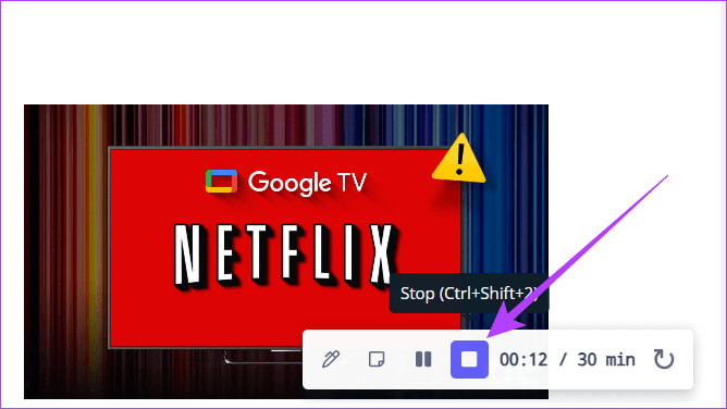 Click-the-Stop-icon 5 طرق سهلة لحفظ تسجيل Windows بالصوت