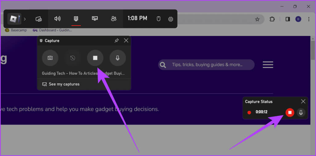 Click-the-Stop-recording-button-1024x507-1 5 طرق سهلة لحفظ تسجيل Windows بالصوت