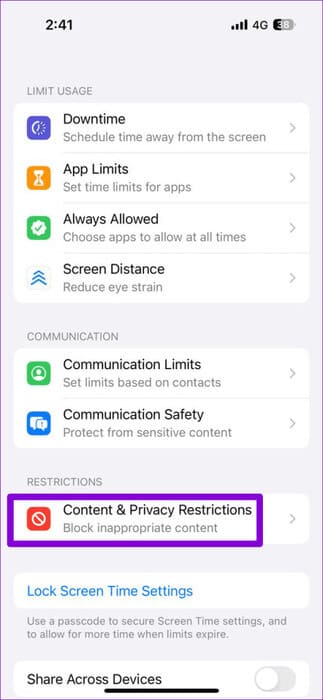 Content-Restrictions-on-iPhone-2-473x1024-1 أفضل 8 إصلاحات لبدء تشغيل Spotify من تلقاء نفسه على Android وiPhone