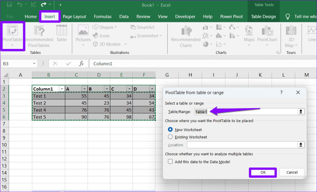 Create-Pivot-Table-in-Excel-1024x620-1 أفضل 6 إصلاحات لخطأ "المرجع غير صالح" في Microsoft Excel على Windows