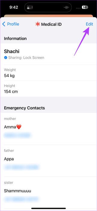 Edit-Medical-ID 8 طرق لإصلاح عدم احتساب Apple Watch للخطوات بشكل صحيح