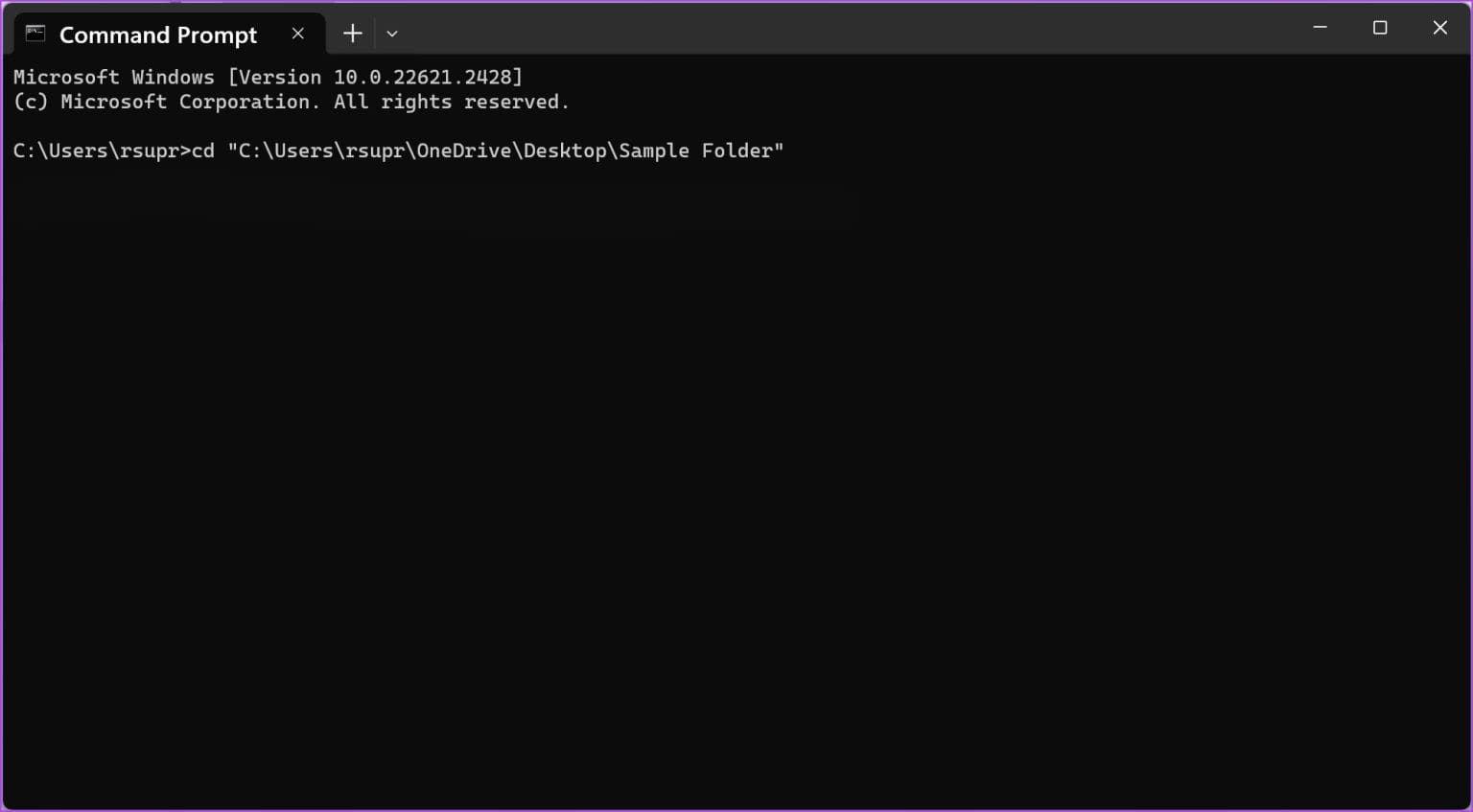 Enter-Folder-Path-2-1536x847-1 كيفية فتح الملفات والمجلدات في CMD على Windows
