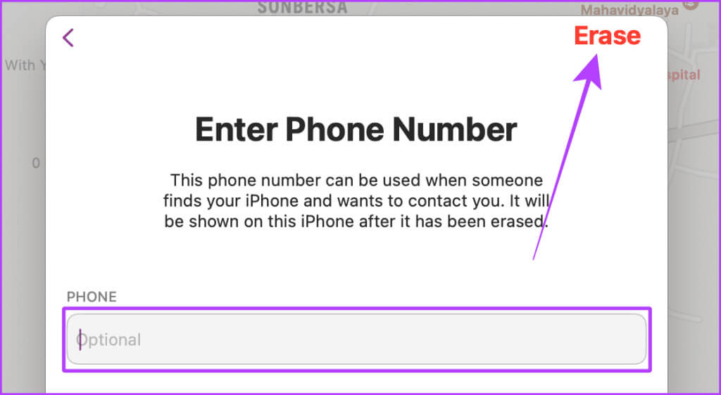 Enter-Your-Contact-Details-and-Erase-iPhone-1024x562-1 ماذا تفعل في حالة سرقة أو فقدان جهاز iPhone: دليل كامل