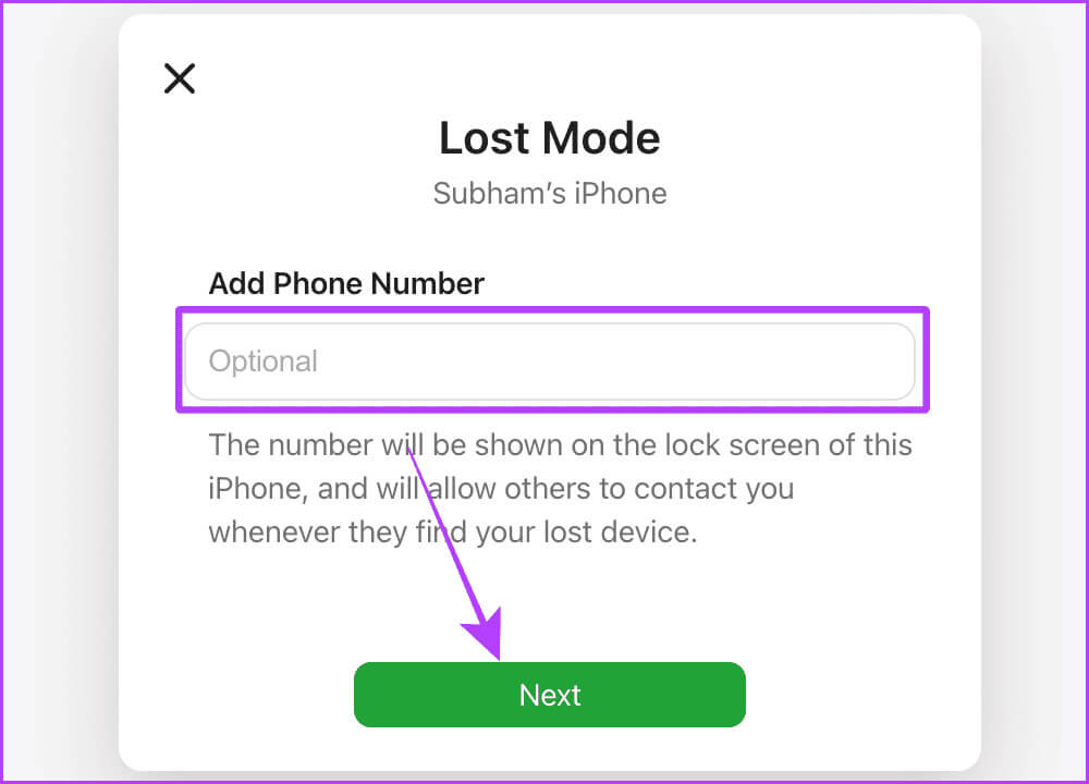 Enter-Your-Contacts-Details-in-Find-My-on-Web ماذا تفعل في حالة سرقة أو فقدان جهاز iPhone: دليل كامل