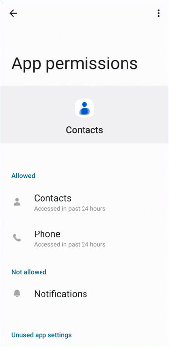 Google-Contacts-App-Permissions-on-Android-Phone-500x1024-1 أفضل 7 إصلاحات لعدم حفظ جهات الاتصال على Android