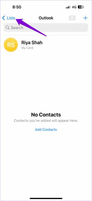 Groups-in-the-Contacts-App-on-iPhone-473x1024-1 أفضل 5 إصلاحات لعدم حفظ جهات الاتصال على iPhone