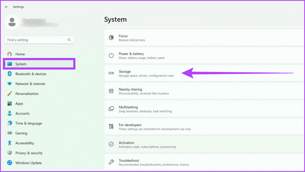 Head-to-System-and-choose-Storage-1024x578-1 كيفية إزالة الملفات غير المرغوب فيها من Windows