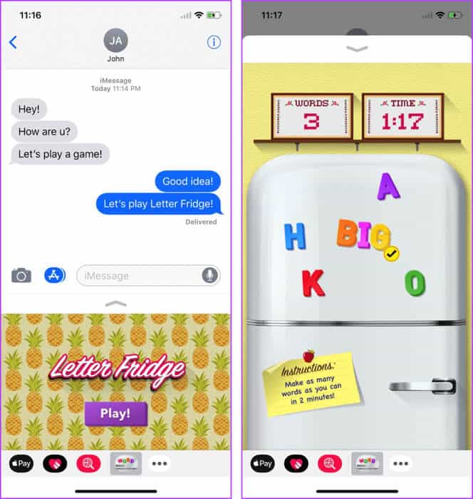 Letter-Fridge-Best-iMessage-Game-for-Family-Night-971x1024-1 أفضل 10 ألعاب iMessage لأجهزة iPhone وiPad في عام 2023