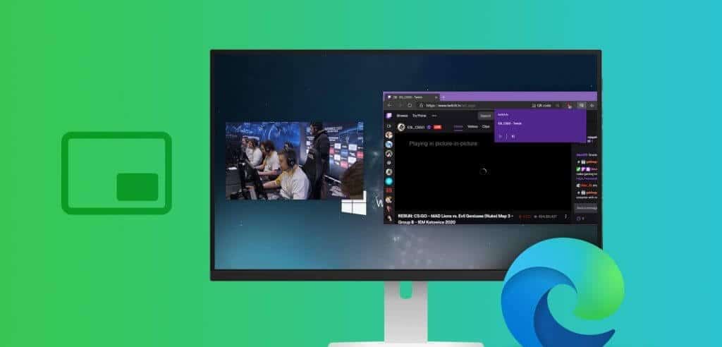 Microsoft-Edge-Picture-in-Picture-1024x576-1 كيفية تشغيل صورة داخل صورة على Microsoft Edge