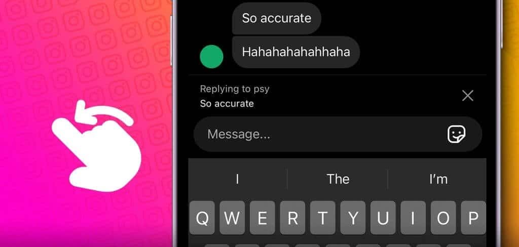 أفضل 5 إصلاحات لعدم عمل السحب للرد في رسائل Instagram - %categories