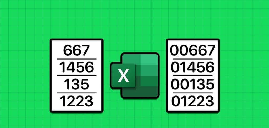 أفضل 3 طرق لإدراج الأصفار البادئة في Microsoft Excel - %categories