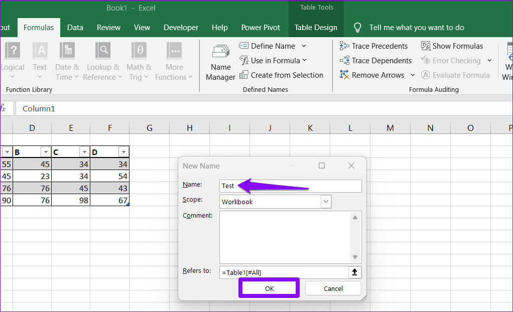 Name-Cell-Ranges-in-Excel أفضل 6 إصلاحات لخطأ "المرجع غير صالح" في Microsoft Excel على Windows