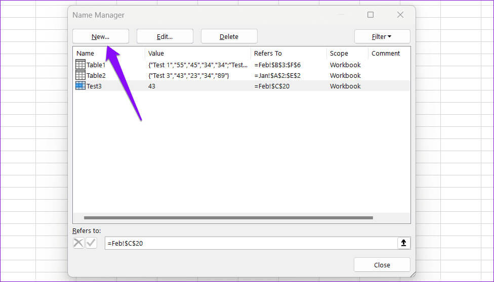 Name-a-Cell-Range-in-Excel أفضل 6 إصلاحات لخطأ "المرجع غير صالح" في Microsoft Excel على Windows