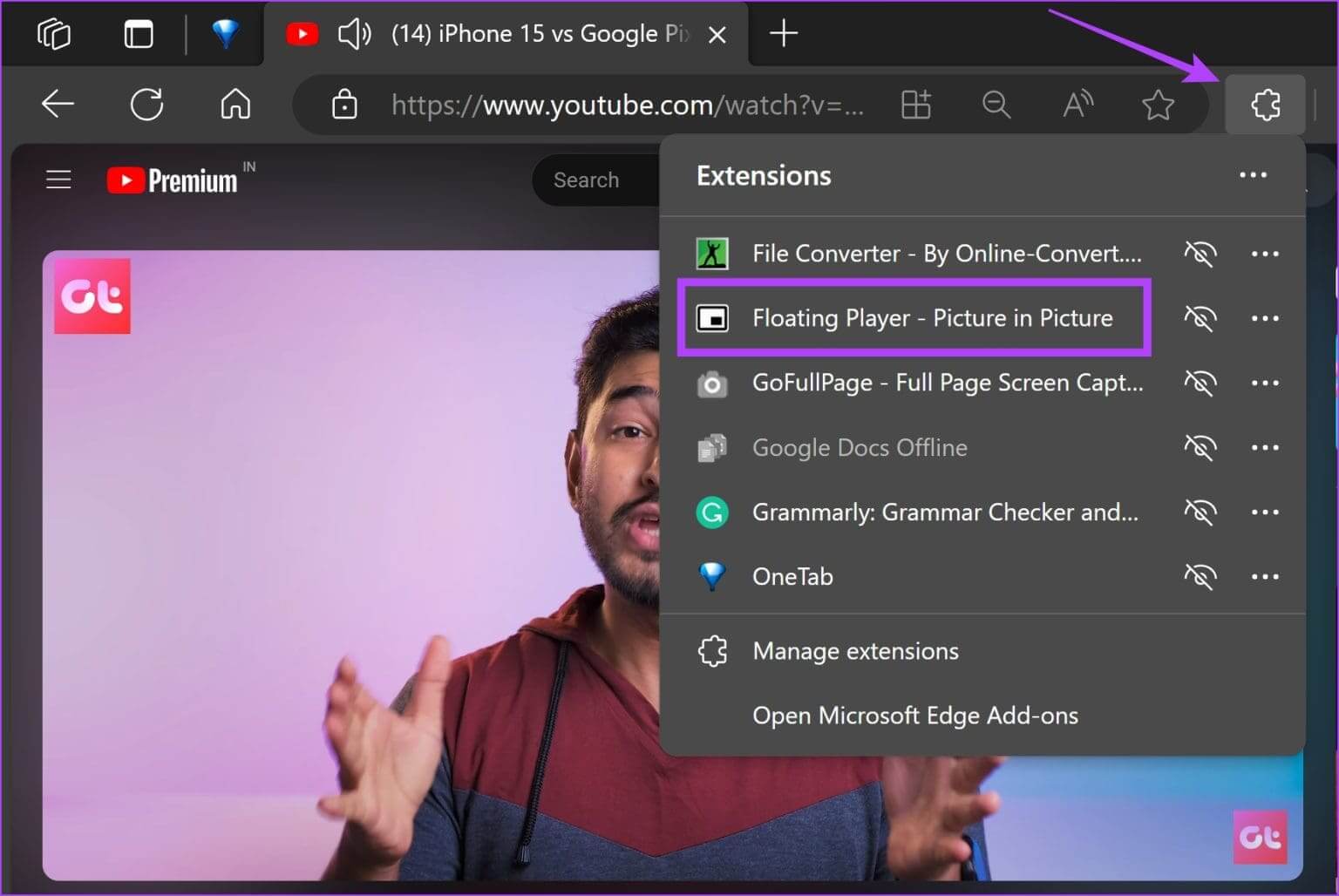 كيفية تشغيل صورة داخل صورة على Microsoft Edge - %categories