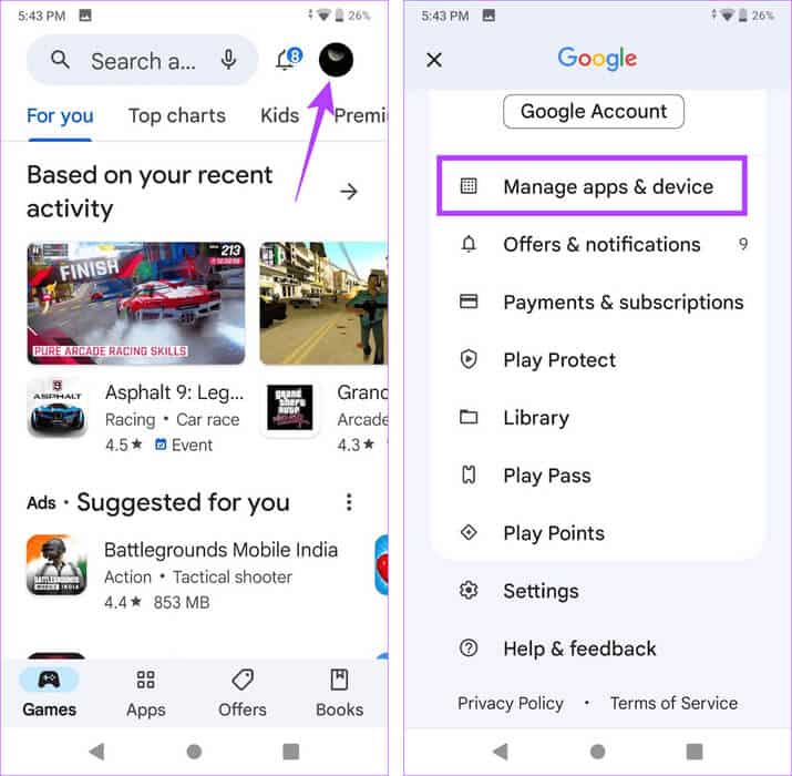 Open-Play-Store-settings-1 4 طرق لحذف التطبيقات على Android