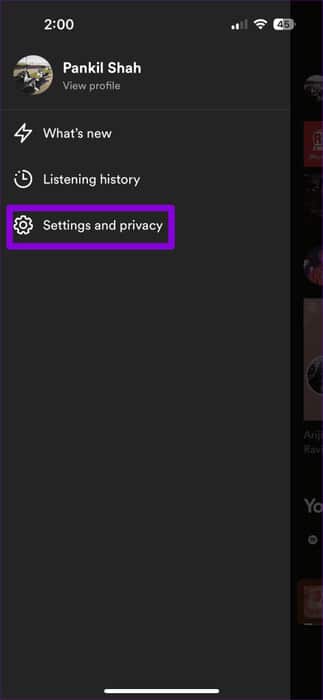 Open-Spotify-Settings-1-473x1024-1 أفضل 8 إصلاحات لبدء تشغيل Spotify من تلقاء نفسه على Android وiPhone