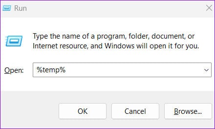 Open-Temp-Folder-on-Windows أفضل 5 إصلاحات لعدم عمل تنظيف القرص على Windows