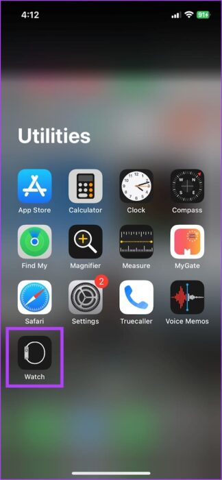Open-Watch-app-on-iPhone-1-e1704064787435 12 طريقة لإصلاح عدم عمل الميكروفون على Apple Watch