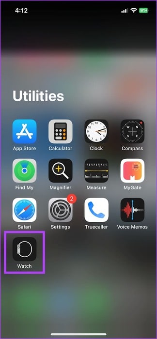 Open-Watch-app-on-iPhone كيفية تغيير اللغة على Apple Watch