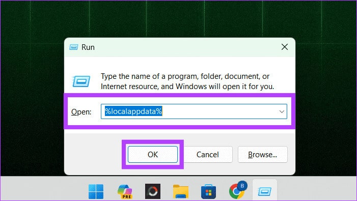 Open-the-Run-box-and-type-localappdata- 11 إصلاحًا لعدم عمل برنامج AMD Adrenalin أو فتحه