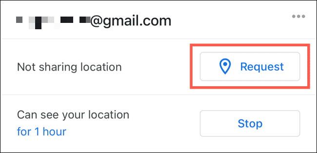 RequestLocation-GoogleMapsMobile كيفية العثور على عائلتك وأصدقائك باستخدام Google Maps