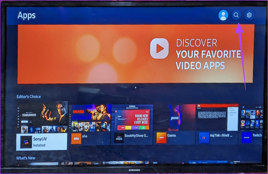 Samsung-TV-Search-and-install-app-1024x663-1 كيفية الحصول على Apple TV على Samsung TV والهاتف