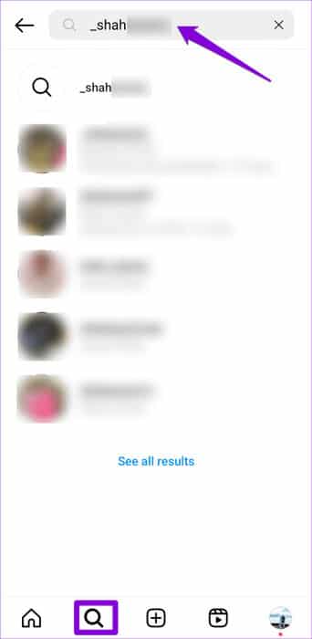 Search-for-User-on-Instagram-500x1024-1 كيفية عرض طلبات الصداقة المرسلة على Facebook و Instagram