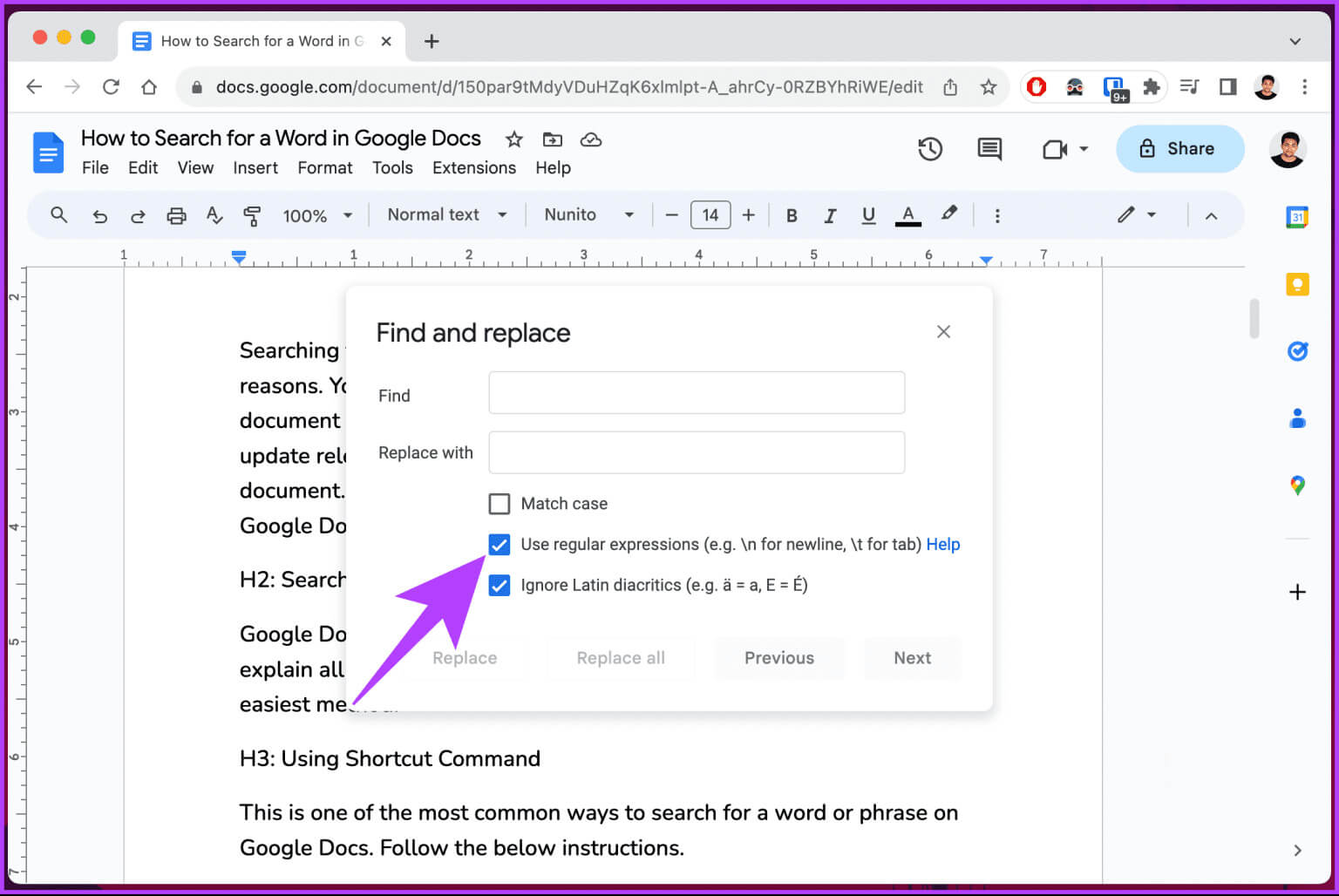 كيفية البحث عن كلمة في Google Docs على سطح المكتب والهاتف المحمول - %categories