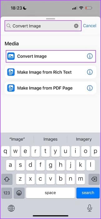 Select-Convert-Image كيفية تحويل صور WEBP إلى JPG/PNG على iPhone