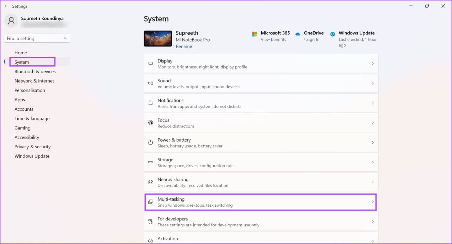 Select-Multitasking-1536x829-1 كيفية تشغيل صورة داخل صورة على Microsoft Edge