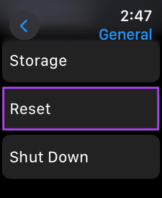 Select-Reset 9 طرق لإصلاح عدم عمل مكبر الصوت على Apple Watch