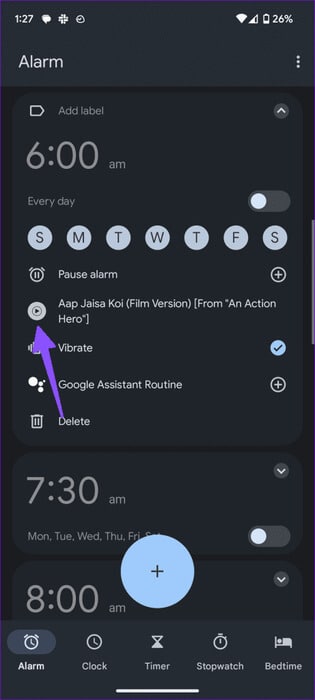 Set-YouTube-Music-as-Alarm-on-Android-10-461x1024-1 كيفية تعيين YouTube Music كمنبه على Android