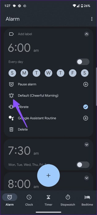 Set-YouTube-Music-as-Alarm-on-Android-7-461x1024-1 كيفية تعيين YouTube Music كمنبه على Android
