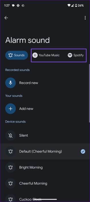 Set-YouTube-Music-as-Alarm-on-Android-8-2-461x1024-1 كيفية تعيين YouTube Music كمنبه على Android