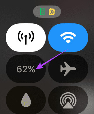 Tap-Battery-Percentage 10 طرق لإصلاح خطأ فشل الاتصال على Apple Watch