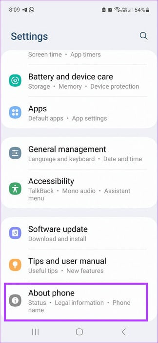Tap-on-About-phone كيفية تعطيل أجهزة استشعار هواتف Android ولماذا يجب عليك القيام بذلك