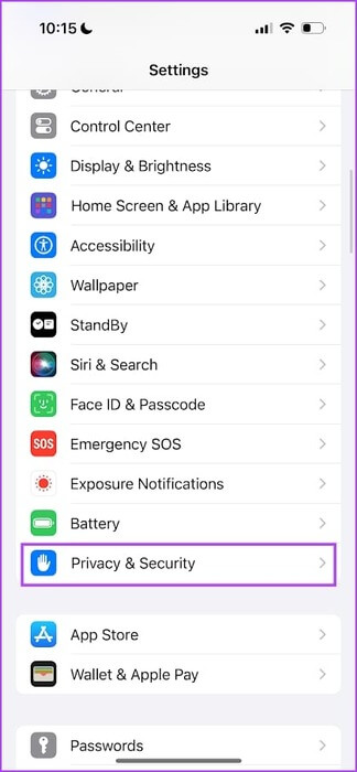 Tap-on-Privacy-and-Security-1 ما هي بيانات iPhone Analytics وكيفية تمكينها أو تعطيلها