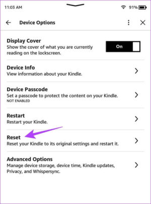 Tap-on-Reset-1-1-e1701628126828 كيفية تغيير حجم الخط على أي قارئ Kindle