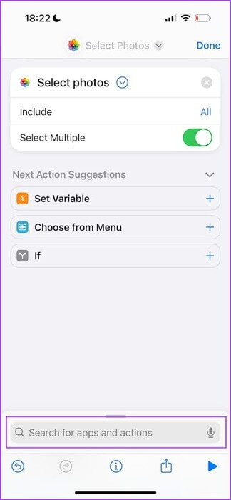 Tap-on-Searchbar كيفية تحويل صور WEBP إلى JPG/PNG على iPhone