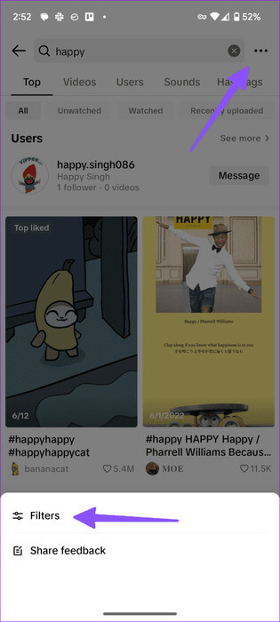 TikTok-Search-Not-Working-3-461x1024-1 أفضل 9 طرق لإصلاح عدم عمل بحث TikTok