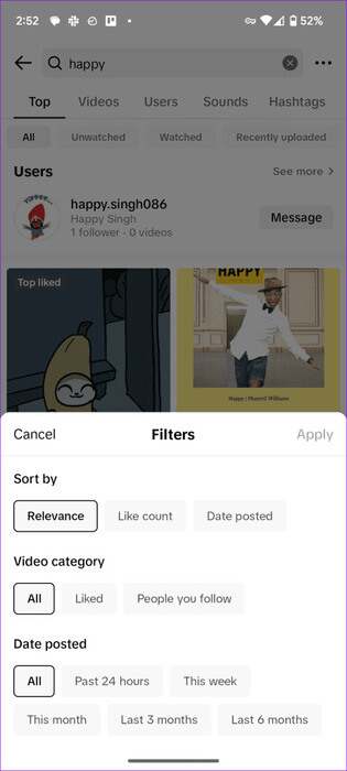 TikTok-Search-Not-Working-4-461x1024-1 أفضل 9 طرق لإصلاح عدم عمل بحث TikTok