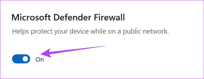 Toggle-off-Micrsoft-firewall 9 طرق لإصلاح رمز خطأ Microsoft Office 147-0