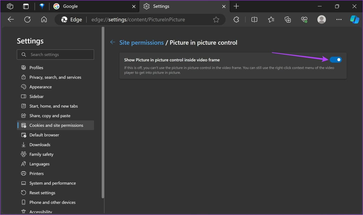 Turn-on-Toggle-7-1536x912-1 كيفية تشغيل صورة داخل صورة على Microsoft Edge