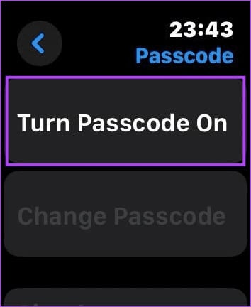 Turn-passcode-on كيفية تعيين أو تغيير رمز مرور Apple Watch