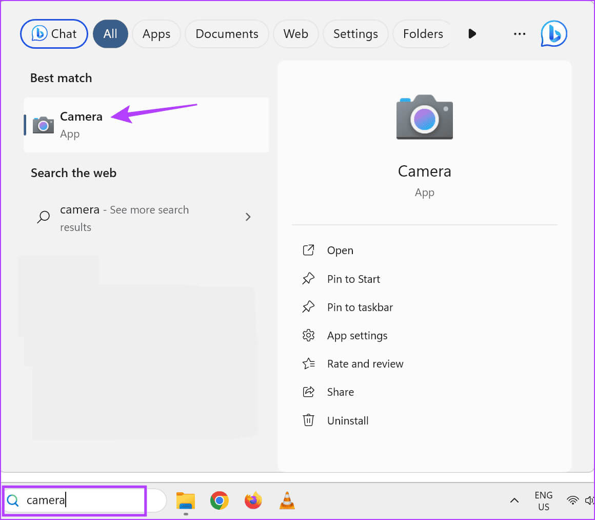 Use-official-Camera-app 9 طرق لإصلاح إظهار الكاميرا لشاشة سوداء على Windows 11