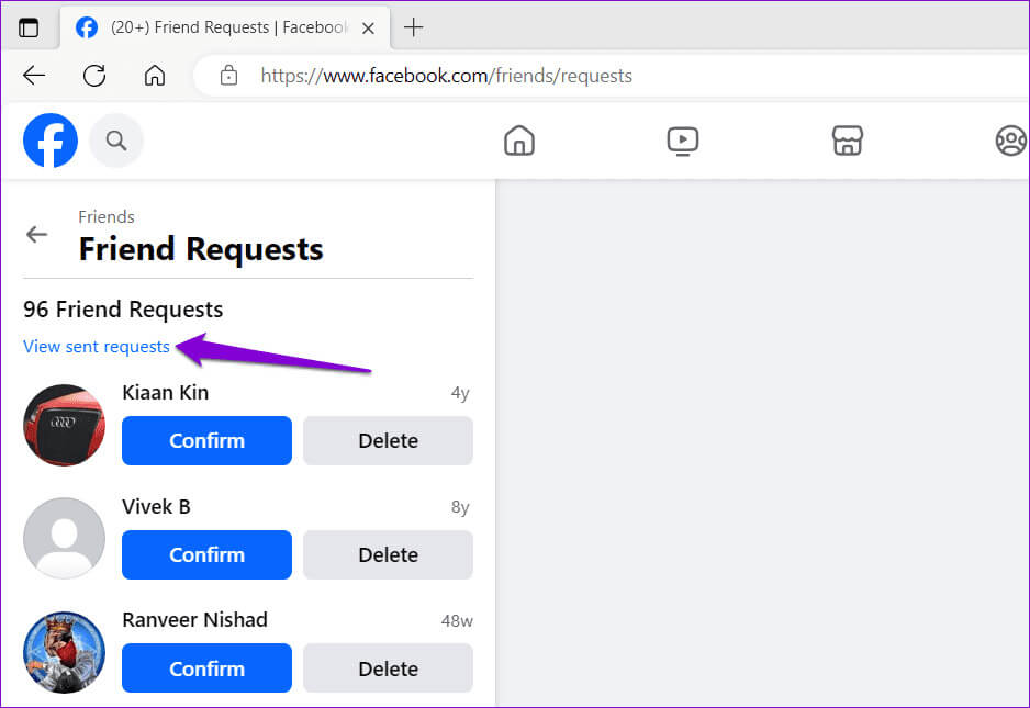 View-Sent-Friend-Requests-on-Facebook-for-Desktop كيفية عرض طلبات الصداقة المرسلة على Facebook و Instagram
