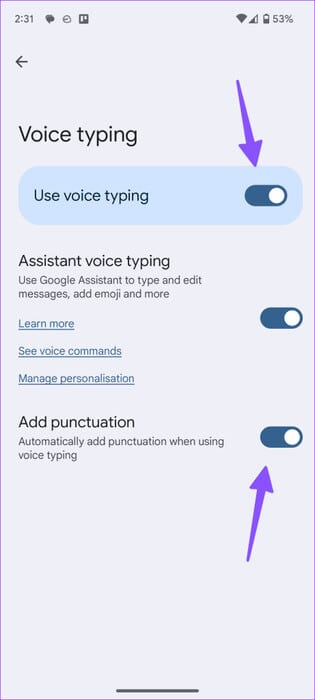 Voice-to-Text-not-Working-on-Android-9-461x1024-1 أفضل 9 طرق لإصلاح عدم عمل ميزة تحويل الصوت إلى نص على Android